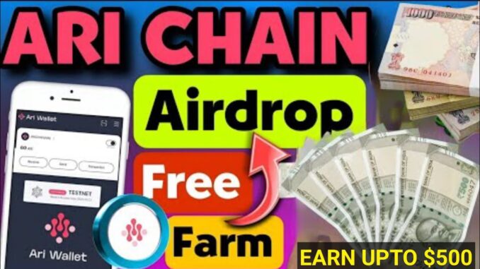 Ari Wallet Airdrop Guide | Arichain Airdrop mining | New Free Testnet Airdrop | Free Crypto Airdrop