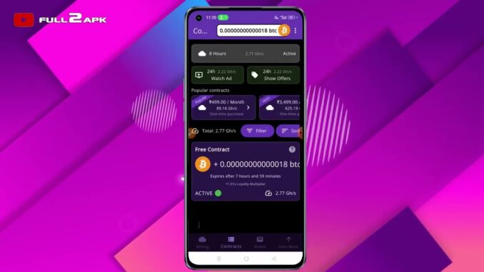 Bitcoin Mining App 2025 | Best Crypto MiningApp 2025 | BTC Mining App 2025 For Android