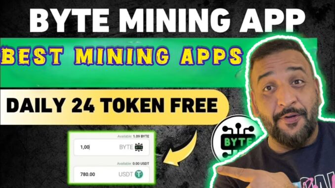 Byte Blockchain Mining App Full Guide | How to Withdraw & Swap Byte Tokens | Real or Fake ??