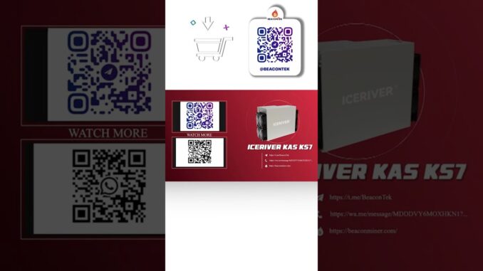 ICERIVER KAS KS7 Brief Introduction#btcminer #CryptoMining #MiningHardware #ICERIVER #KASKS7 #mining