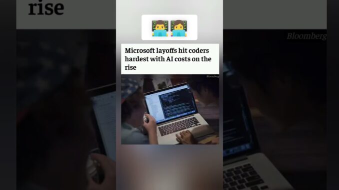 Big Tech has started #layoffs again! 👨‍💻 #tech #faang #microsoft #ai #news #bigtech #coder #laidoff