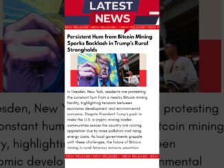 Bitcoin Mining Sparks Outrage in Rural US | Noise, Power & Protest #news #bitcoin