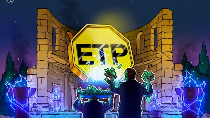 Crypto ETPs see $3.3B weekly inflows, top $10.8B year to date