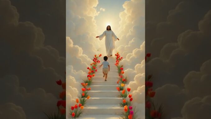 ❤️❤️Jesus,saves,loves,flowers and guides☝️☝️ #lord #ai #shorts #viralvideo