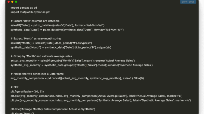 Step-by-Step Guide to Creating Synthetic Data Using the Synthetic Data Step-by-Step Guide to Creating Synthetic Data Using the Synthetic Data Vault (SDV)