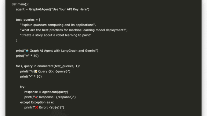 A Step-by-Step Coding Guide to Building an Iterative AI Workflow A Step-by-Step Coding Guide to Building an Iterative AI Workflow Agent Using LangGraph and Gemini