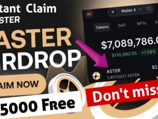 Free Aster airdrop, Aster token airdrop,New Mining, Free Crypto mining, New Mining app,